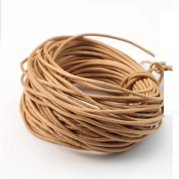 Fil leather  brown 1.0mm x 1m