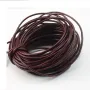 Fil en cuir bordeau  1.0mm x 1m 