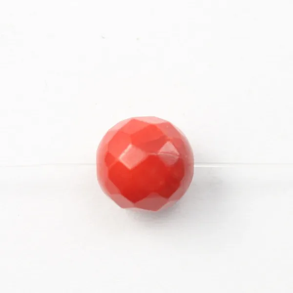 Bambou mer teinte rouge Rond Facette