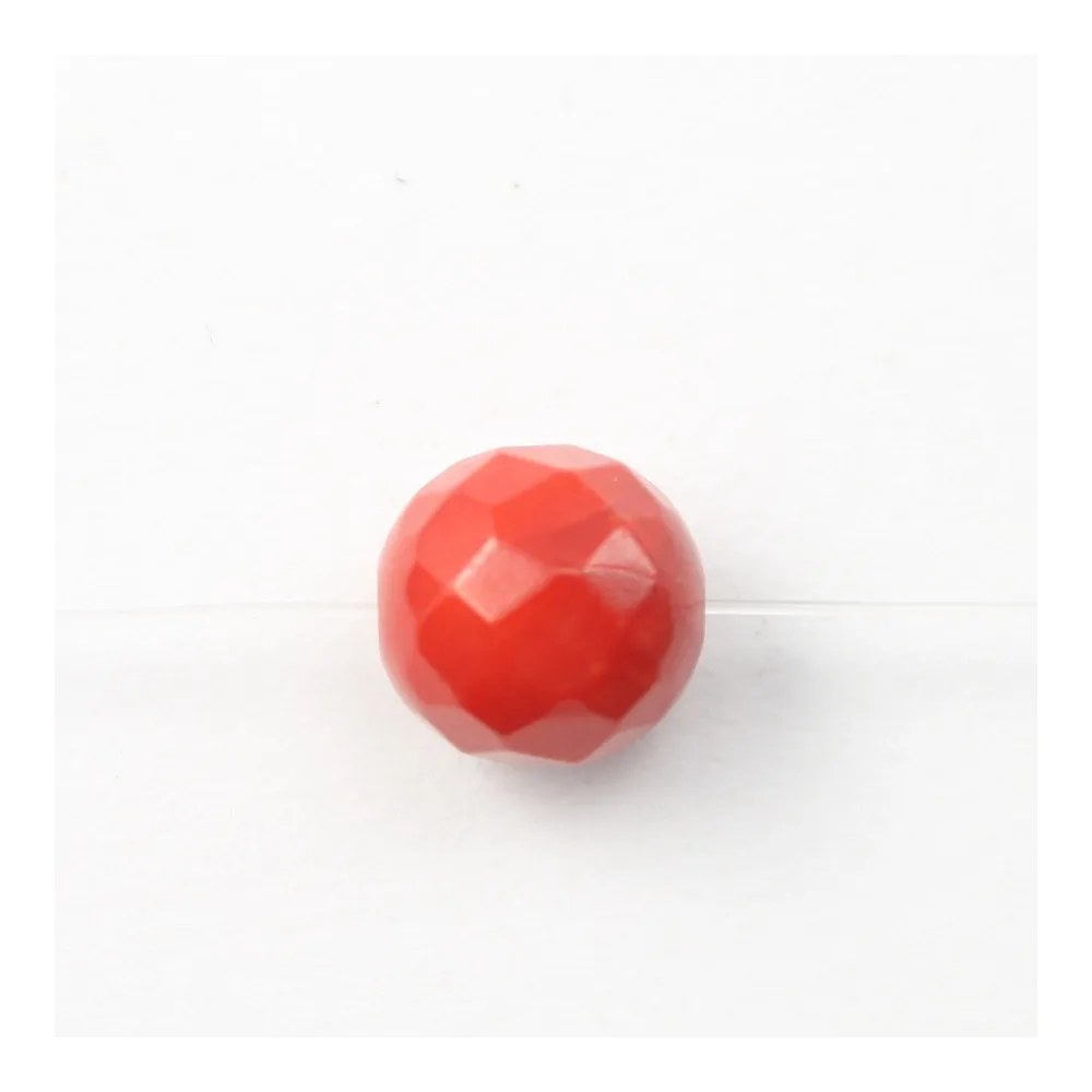 Bambou mer teinte rouge Rond Facette