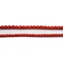 Bamboo mer teinte rouge Rond Facette