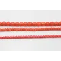 Bamboo mer teinte orange Rond Facette