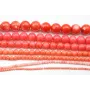 Bamboo mer teinte orange Rond