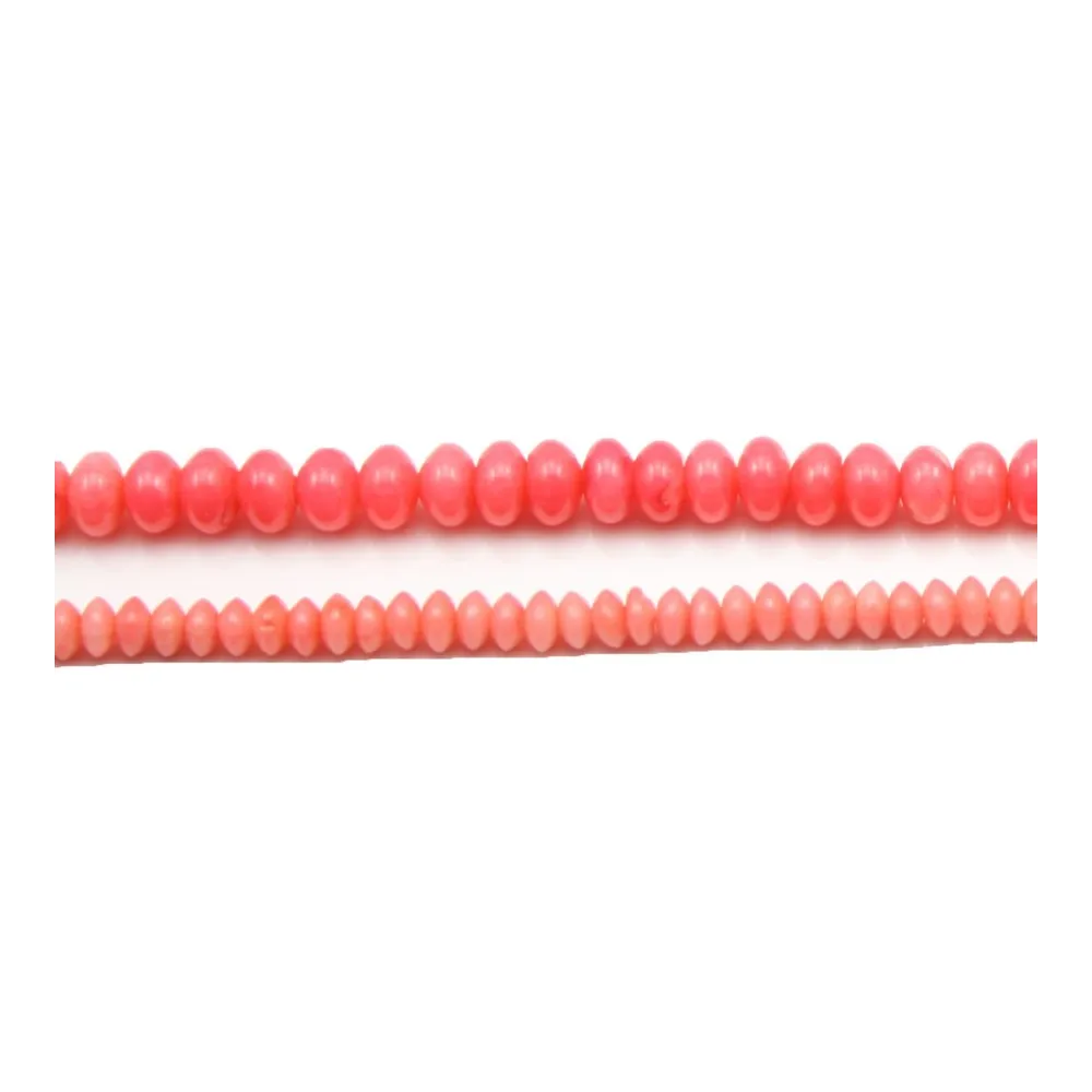 Bamboo mer teinte orange Rondelle