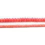 Bamboo mer teinte orange Rondelle