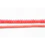 Bamboo mer teinte orange Rondelle