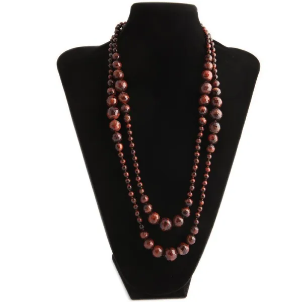 Necklace œil de taureau  140cm 