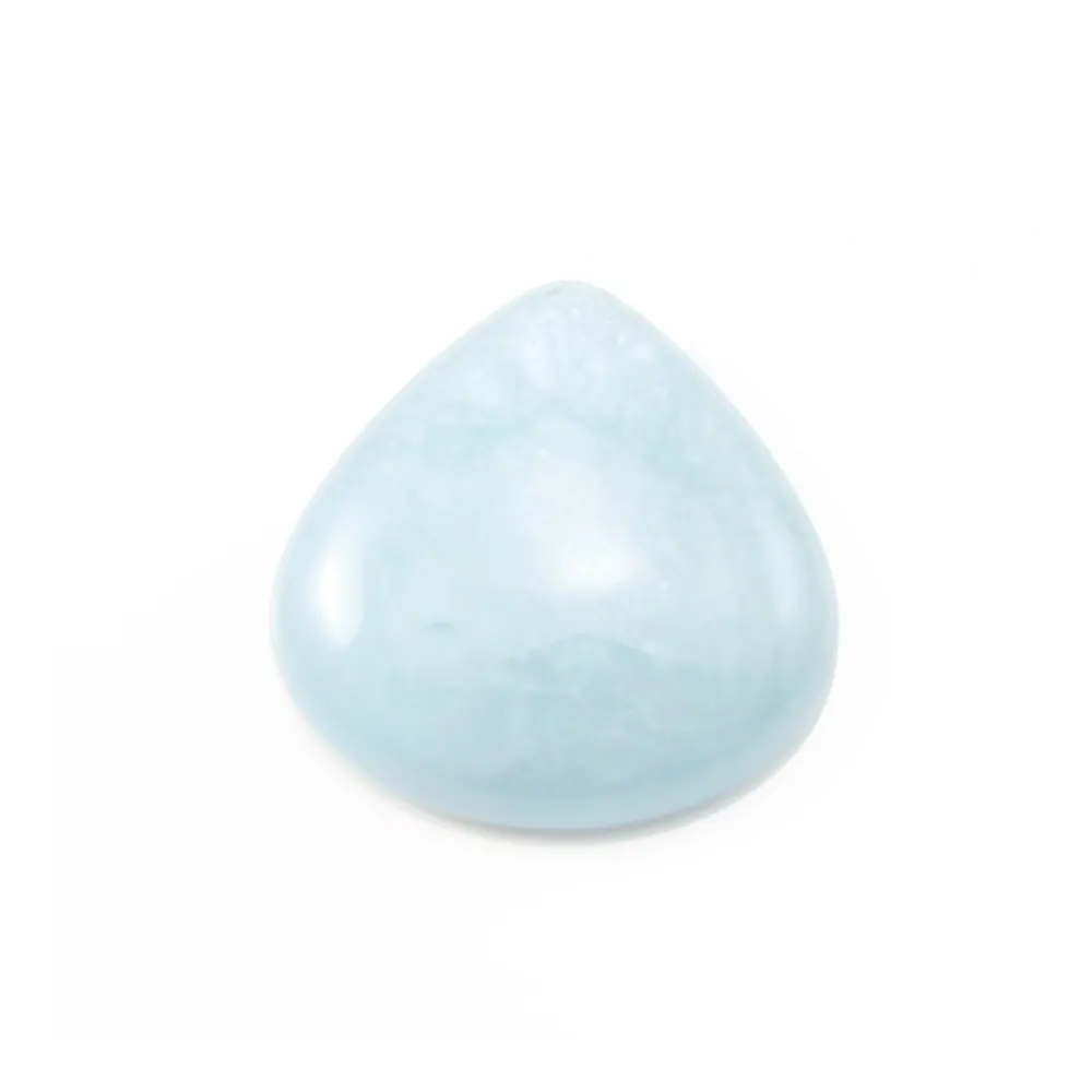 Cabochon Aigue Marine 25x25mm x 1pc
