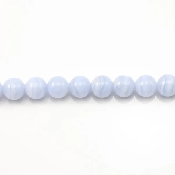 Calcédoine Ronde 8mm x 40cm