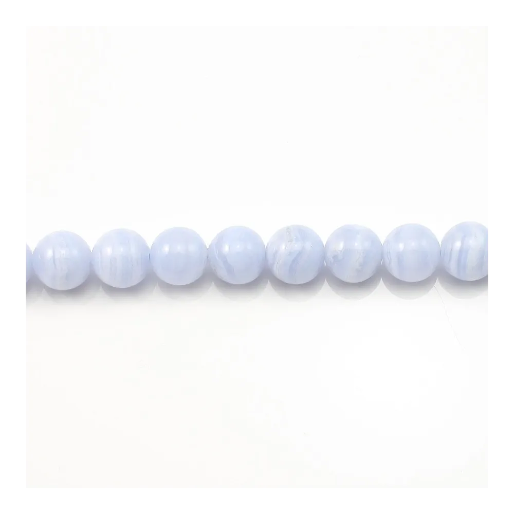 Calcédoine Ronde 8mm x 40cm