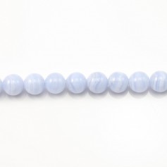 Blue Chalcedony Round 8mm x 40cm