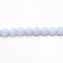 Blue Chalcedony Round 8mm x 40cm