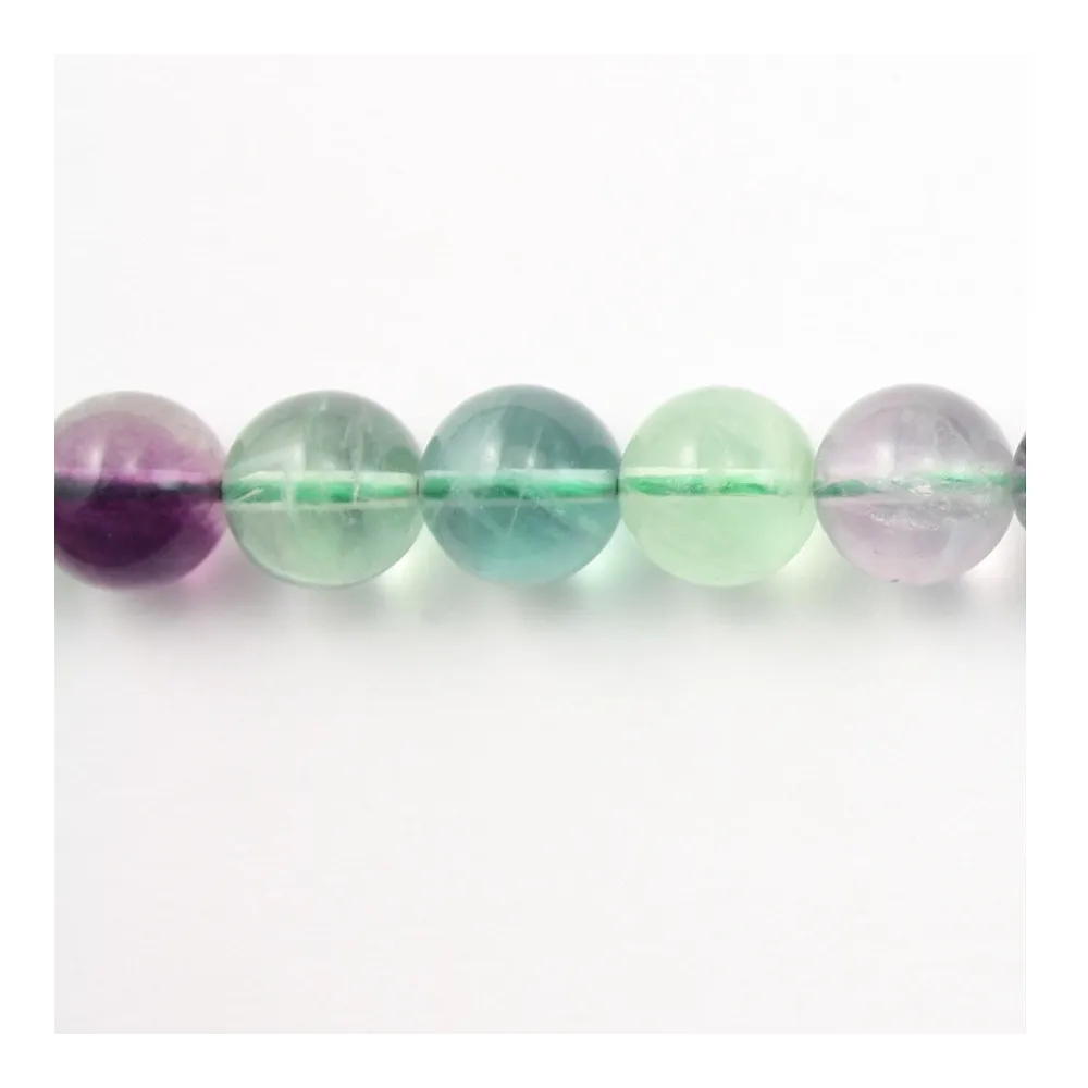 Fluorite Ronde 10mm A+ x 40cm