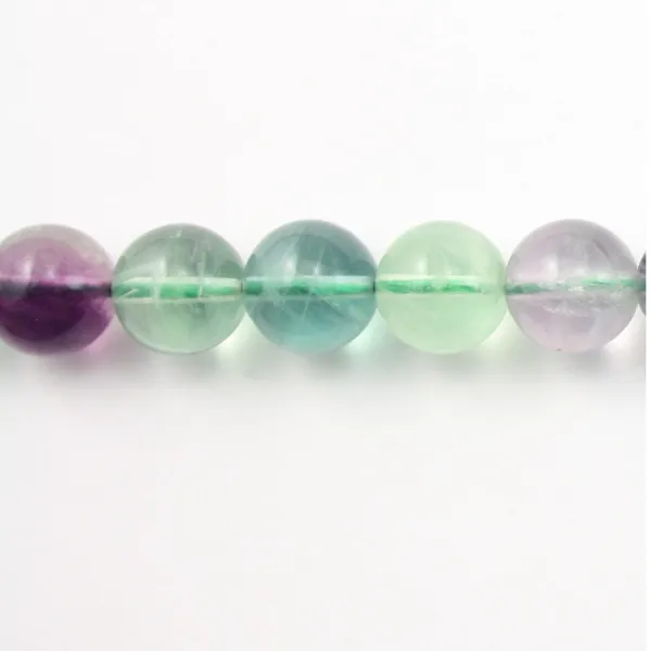 Fluorite Ronde 14mm x 40cm
