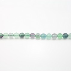 Fluorite Faceted Round 8mm x 40cm
