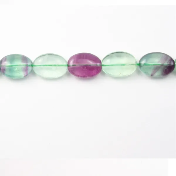 Fluorite Oval 10x14mm x 40cm