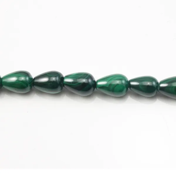 Goccia di malachite 8x12 mm x 40 cm