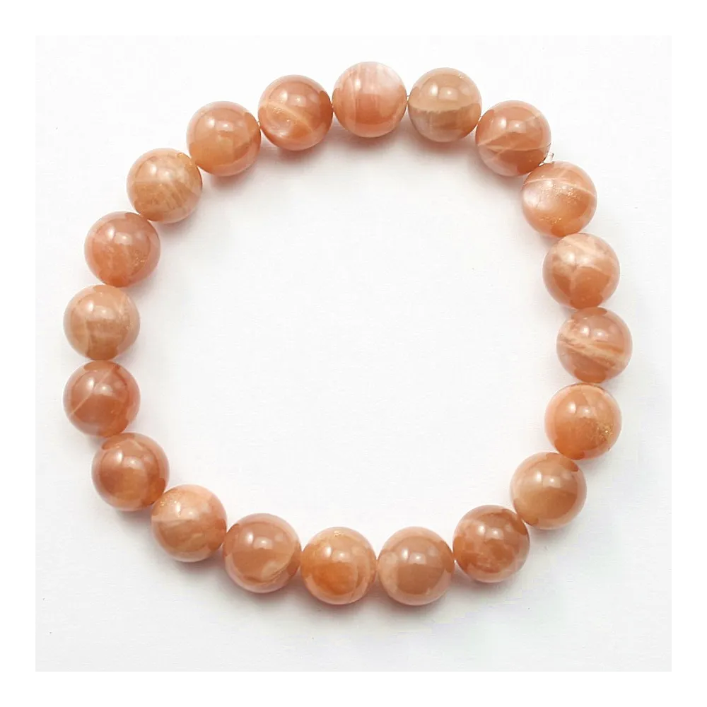 Bracelet Samara Pierre Soleil Boule Ronde 10 MM