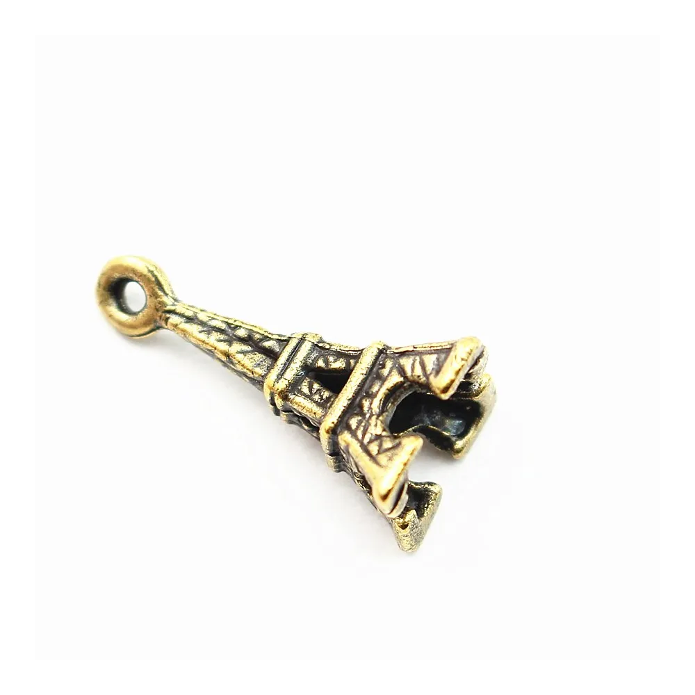 Breloque tour effel bronze 17mm x 2pc