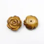 Cabochon oeil de tigre fleur  15mm x 1pc