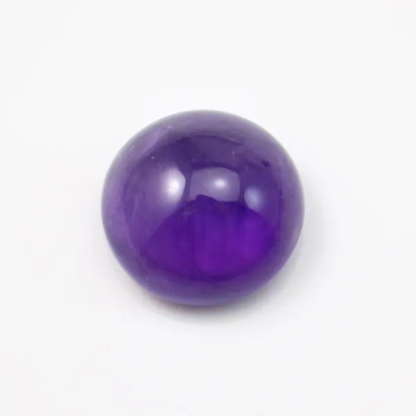 Cabochon amethyste round 19mm x 1pc