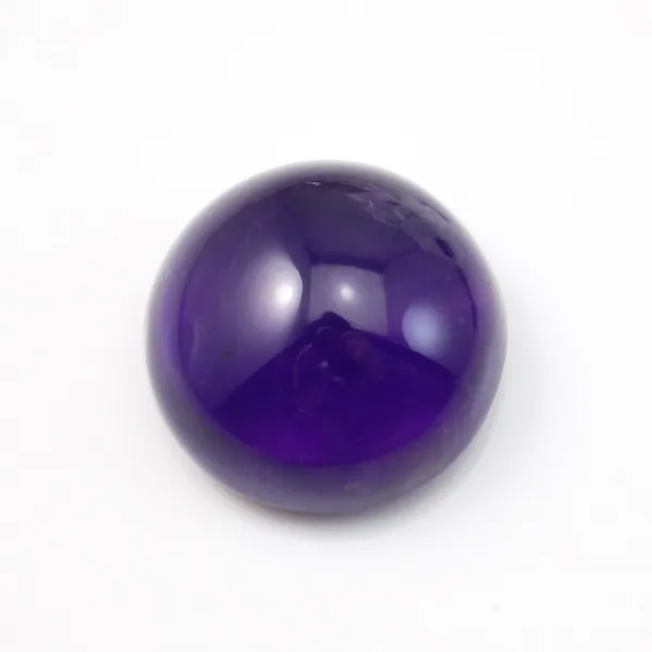 Cabochon amethyste rond 18mm x 1pc