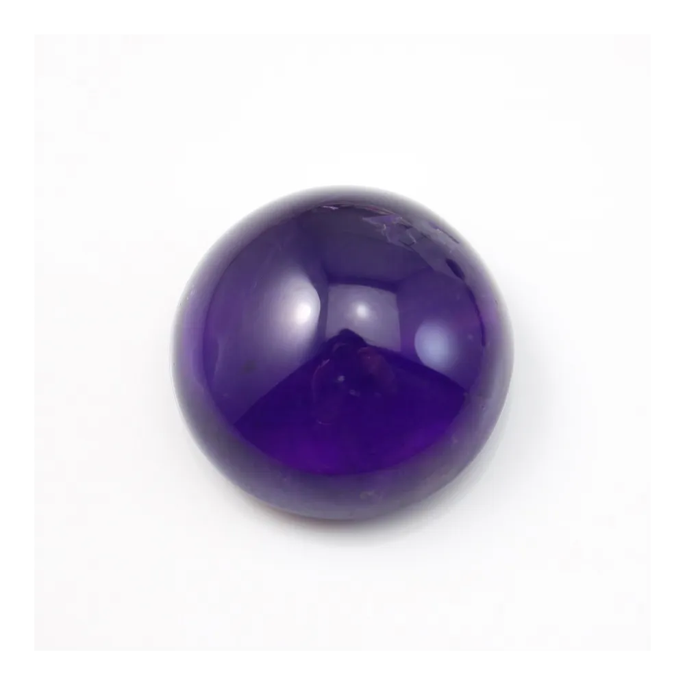 Cabochon amethyste rond 18mm x 1pc