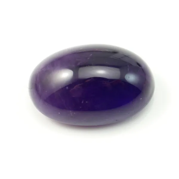Cabochon amethyste ovale 18x28mm x 1pc
