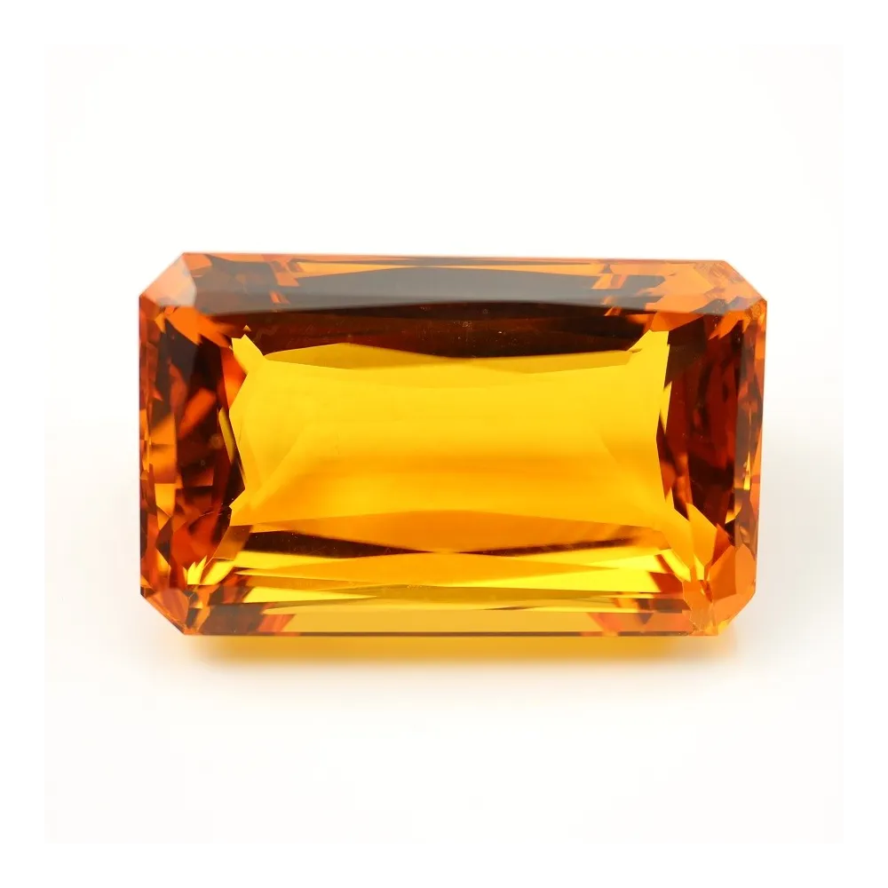 Citrine Rectangle 36 x 28 mm 156.71 CTS