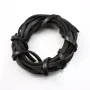 Lacet cuir noir 5.0mm x 50cm