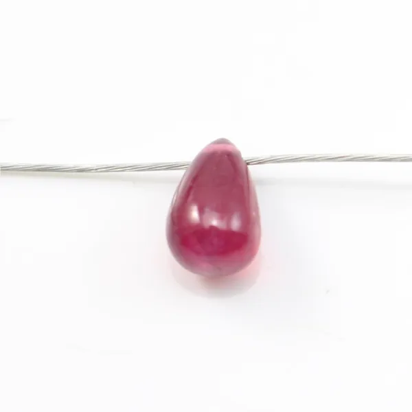 Ruby drop x 2pcs, various sizes available