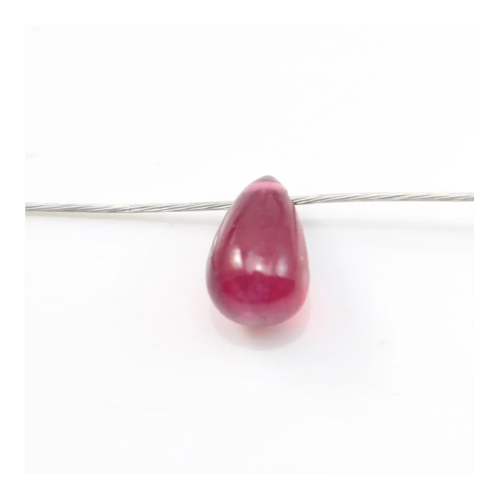 Rubis goutte x 2pcs, différentes tailles disponibles