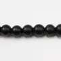 Onyx noir matte, ronde, 4mm x 40cm