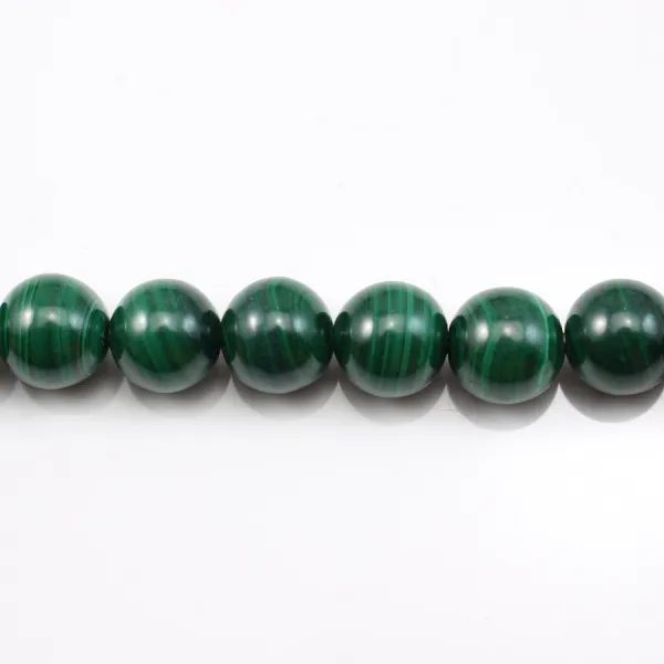 Malachite rotonda 6 mm x 40 cm