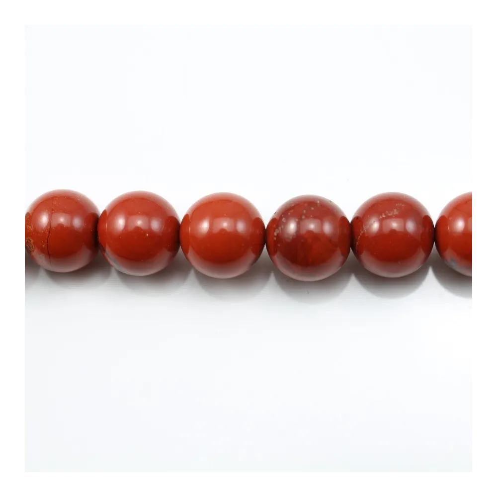 Jaspe Rouge Ronde 10mm x 40cm 