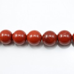 Red Round Jaspe  12mm x 40cm 