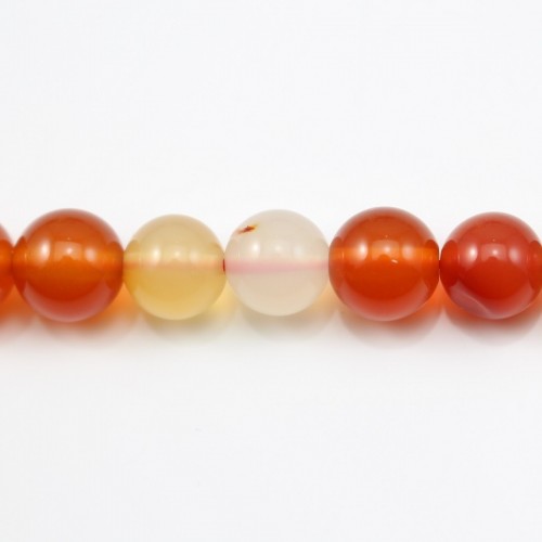 Cornaline Ronde 8mm x 37cm