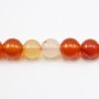 Cornaline Ronde 8mm x 39cm