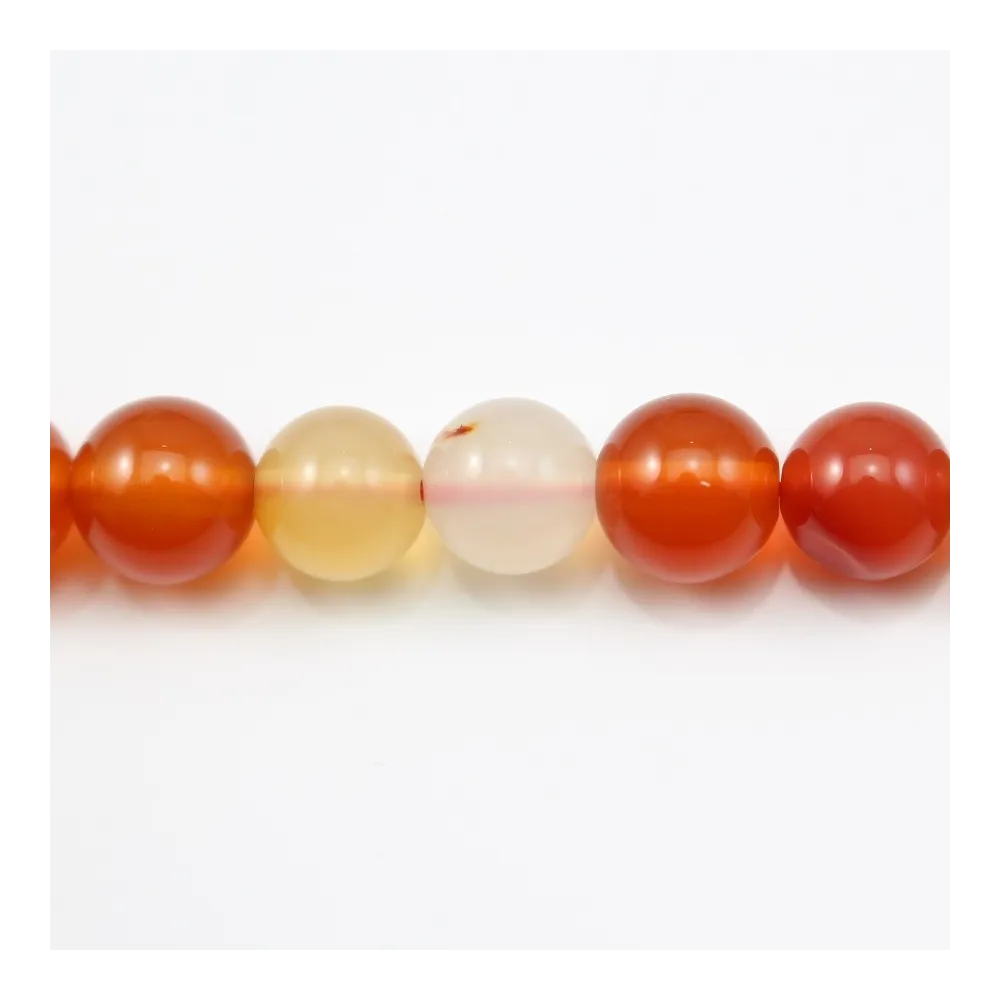 Cornaline Ronde 14mm x 40cm