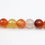 Cornaline Ronde Facette 10mm x 40cm
