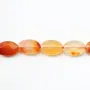 Cornaline Ovale Facette 10x14mm x 40cm