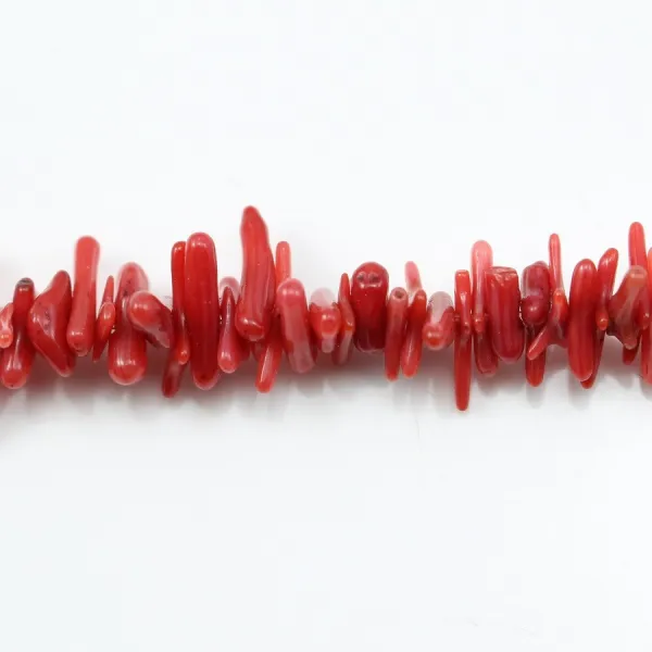 Bambou mer teinte rouge Baroque 16mm x 40cm