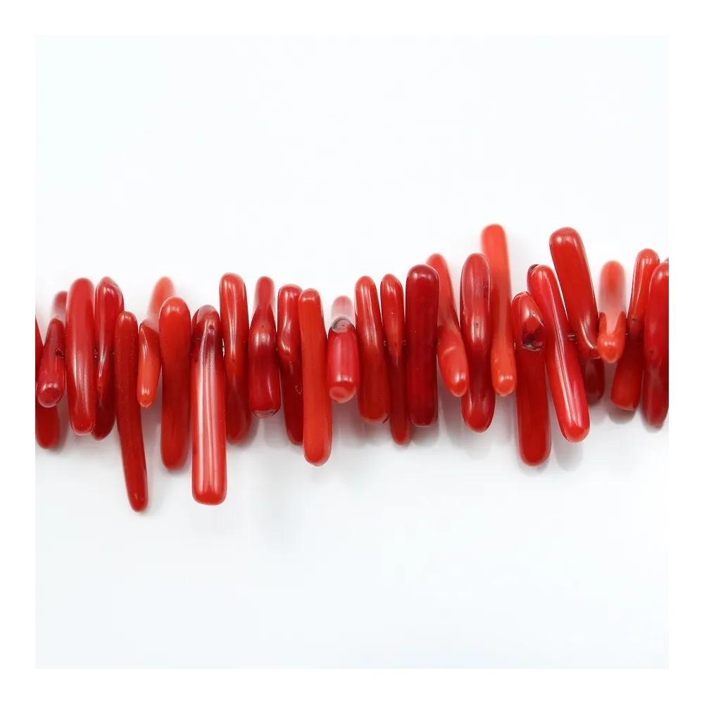 Bambou mer teinte rouge Baroque 20mm x 40cm