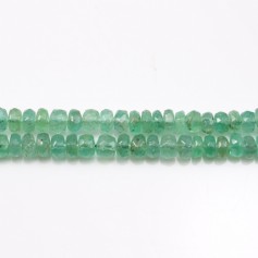 Emraude RONDEL FACETED 2.5-6.5MM x  55CM