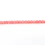 Bambou mer teinté orange Rond 3mm x 40cm 