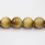 Oeil de Tigre Jaune Or  Ronde 12mm x 40cm