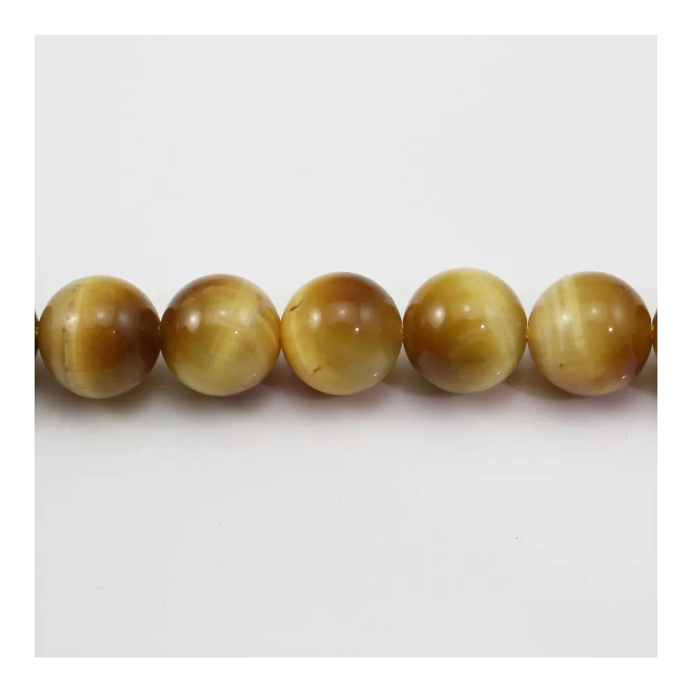 Oeil de Tigre Jaune Or  Ronde 8mm x 39m