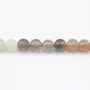 Pierre Lune Multicolore Ronde 8mm x 40cm