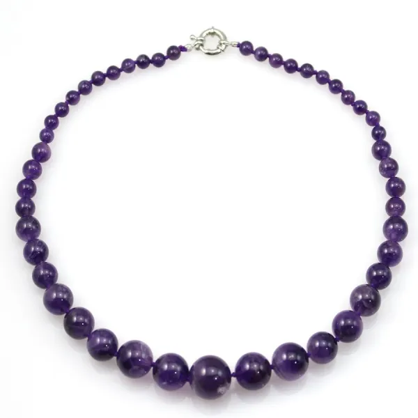 Collier en amethyste