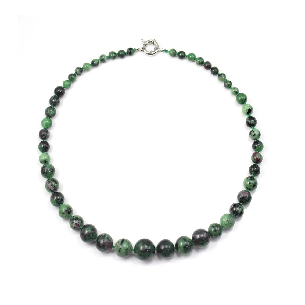 Collier ruby-zoisite